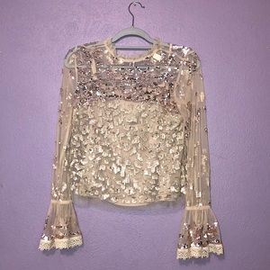 Chelsea & Violet Sequin Top